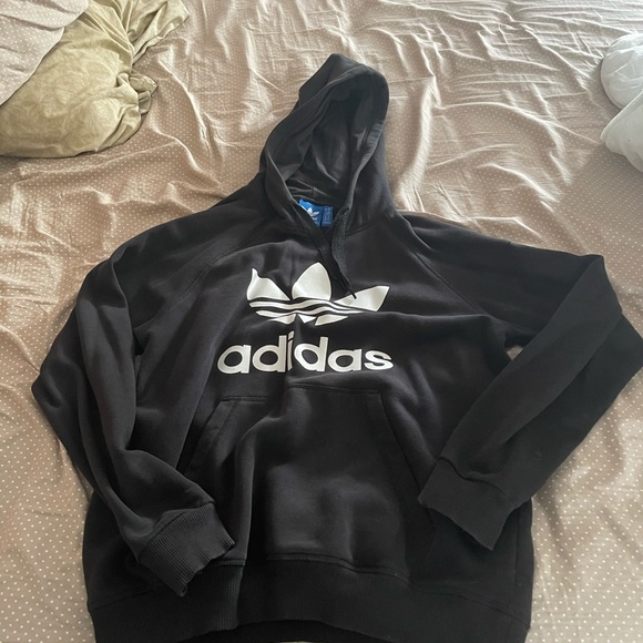 Black adidas hoodie - Picture 1 of 3